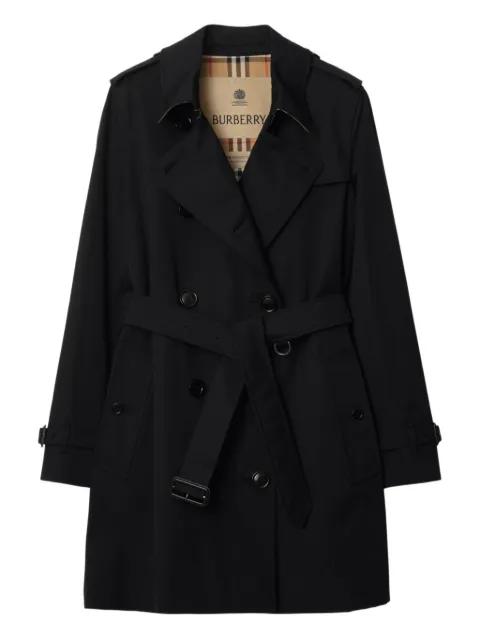 belted double-breasted trench coat by BURBERRY