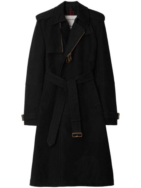 belted trench coat by BURBERRY
