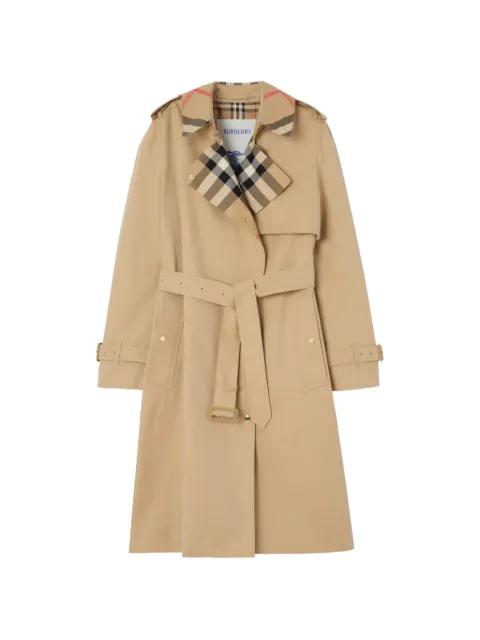 belted trench coat by BURBERRY