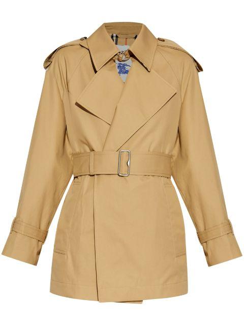belted trench jacket by BURBERRY