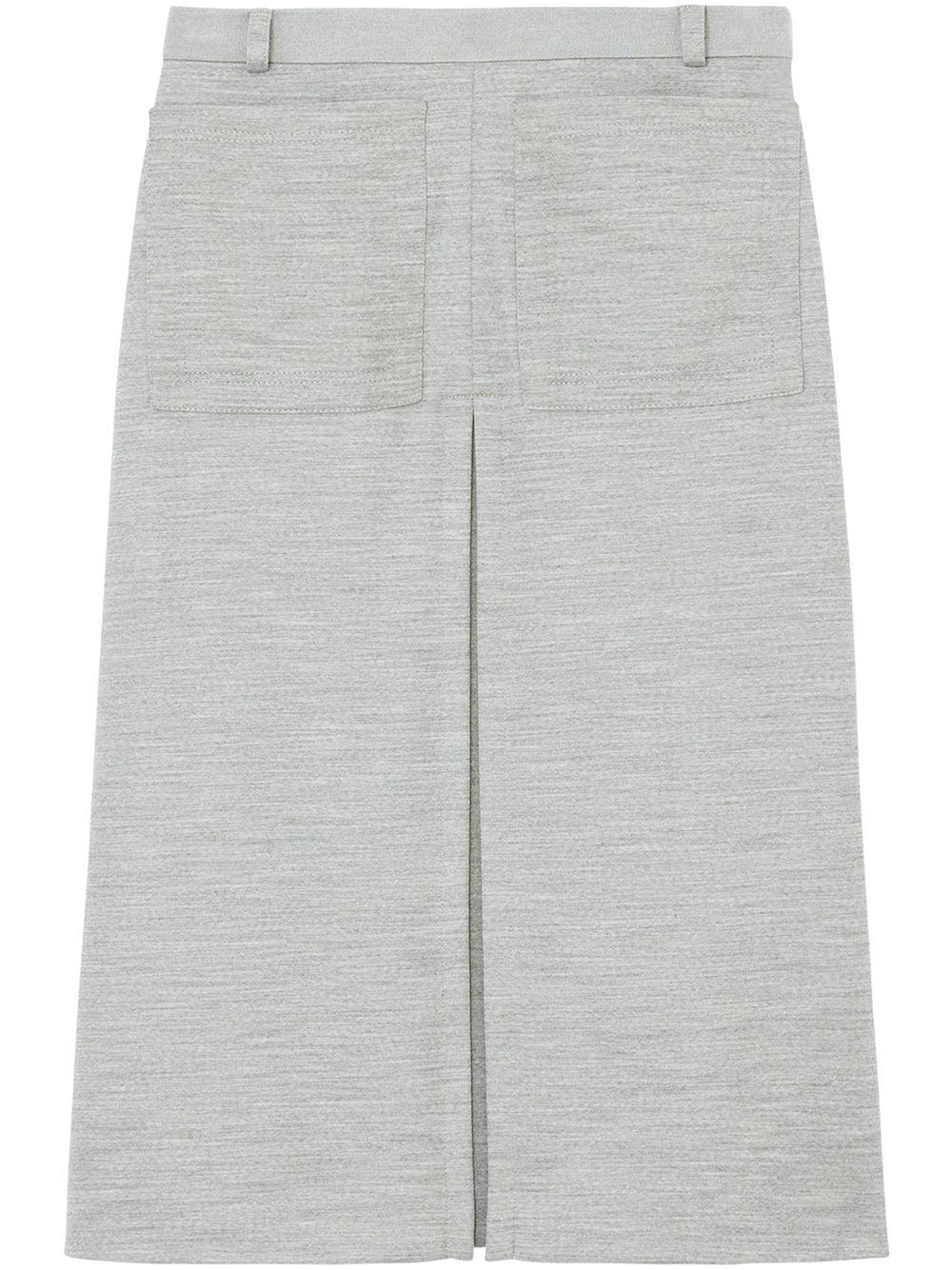 box pleat skirt by BURBERRY