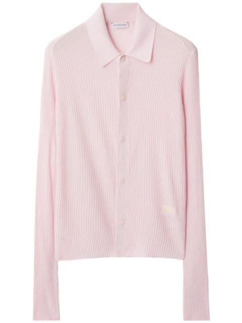 buttoned ribbed cardigan by BURBERRY