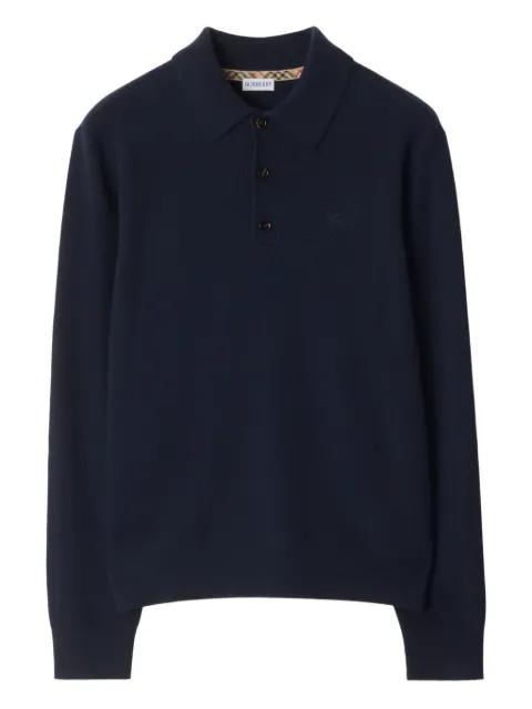 cashmere-blend polo shirt by BURBERRY