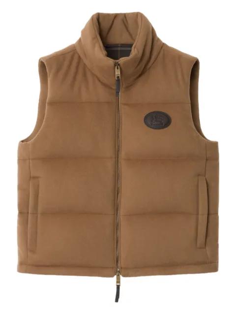 cashmere gilet by BURBERRY