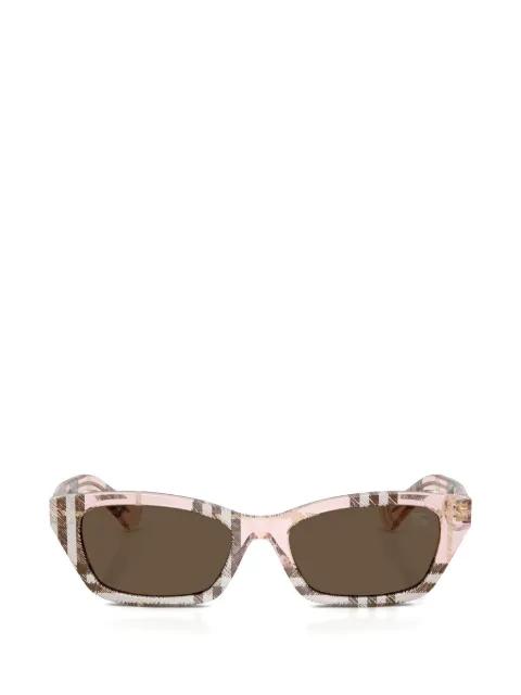 cat-eye checked sunglasses by BURBERRY