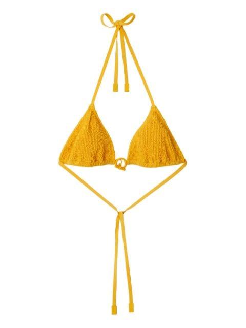 chain-detail bikini top by BURBERRY