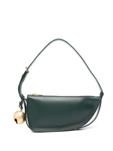 charm-detail leather shoulder bag by BURBERRY
