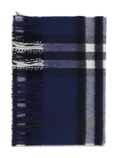 check cashmere scarf by BURBERRY