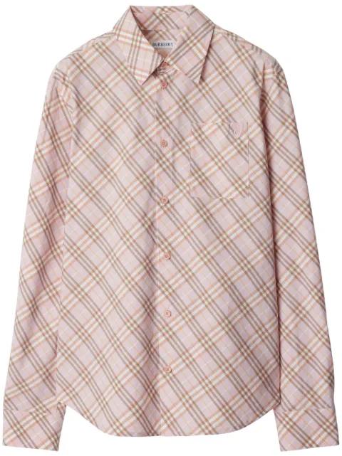 check cotton shirt by BURBERRY
