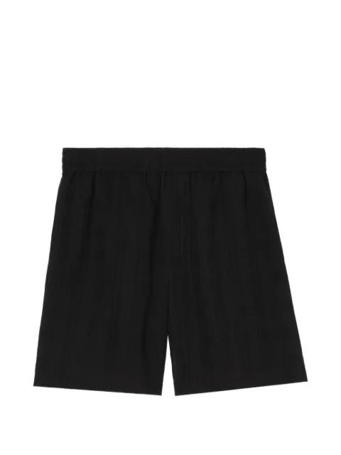 check cotton voile shorts by BURBERRY