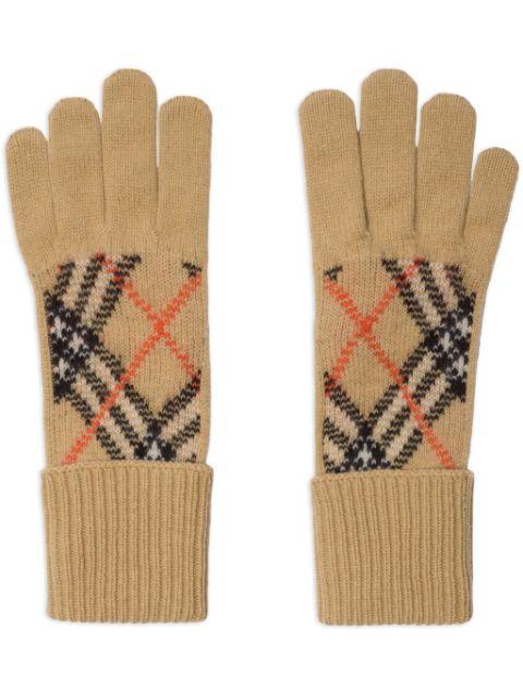 check gloves by BURBERRY
