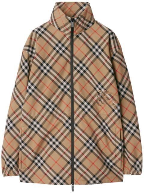 check-pattern jacket by BURBERRY