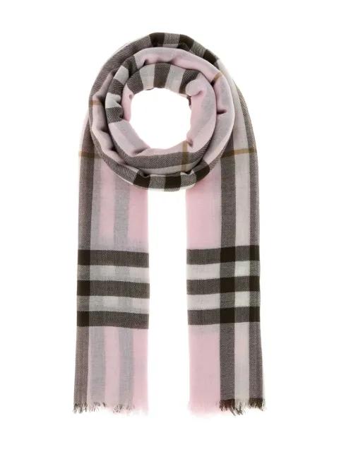check-pattern scarf by BURBERRY