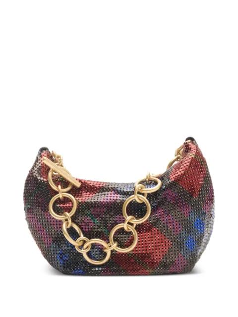 check-print chainmail mini bag by BURBERRY