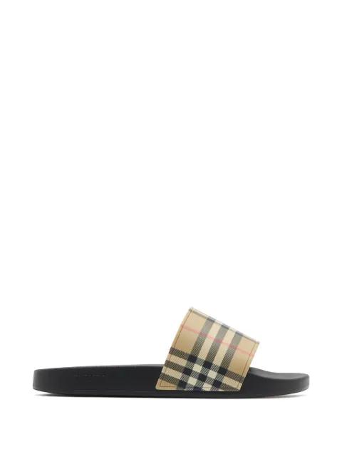 check-print slides by BURBERRY