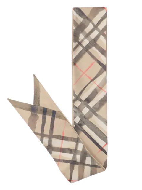 check scarf by BURBERRY
