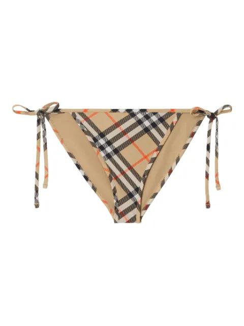 check side-tie bikini briefs by BURBERRY