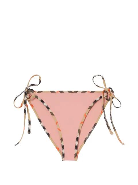 check trim bikini briefs by BURBERRY