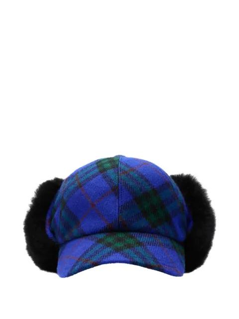 check wool baseball cap by BURBERRY