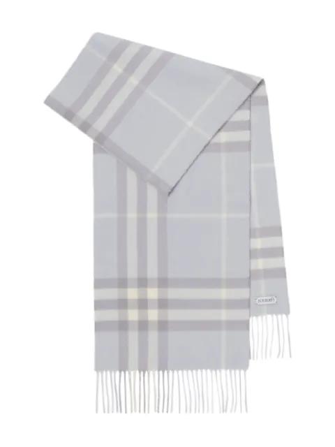checked cashmere scarf by BURBERRY