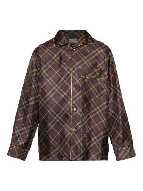 checked pocket shirt by BURBERRY