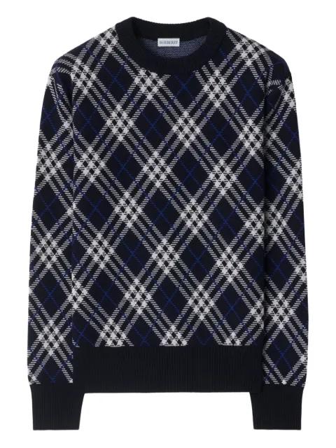 checked sweater by BURBERRY