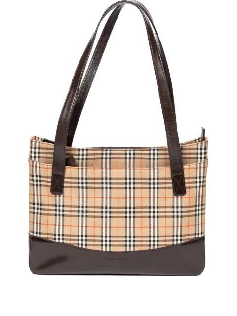checked tote bag by BURBERRY 