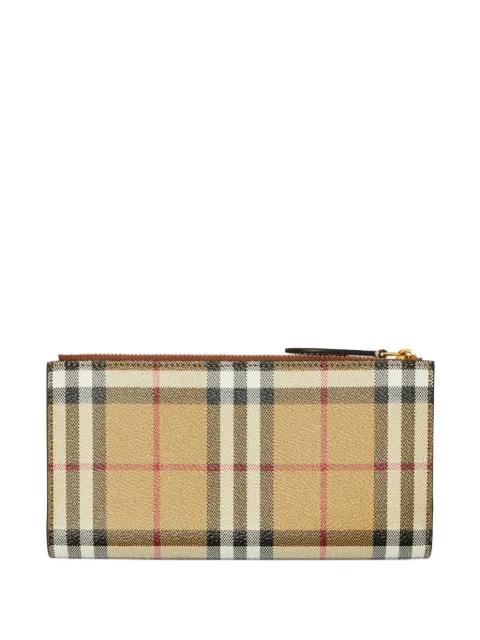 checked wallet by BURBERRY