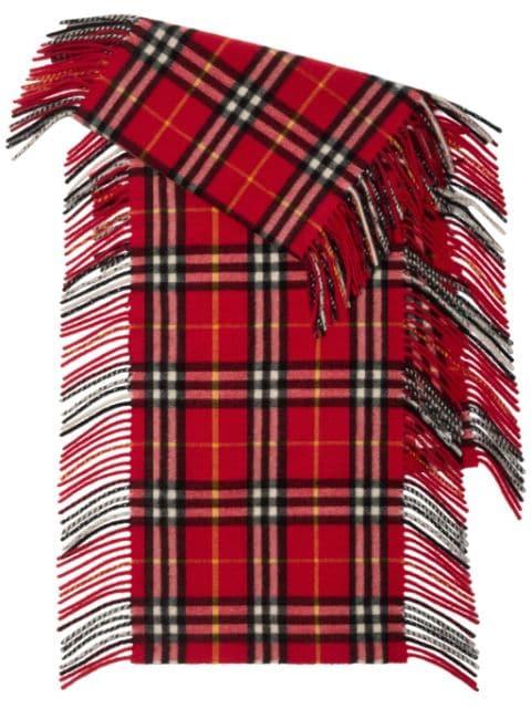 checkered Happy scarf by BURBERRY
