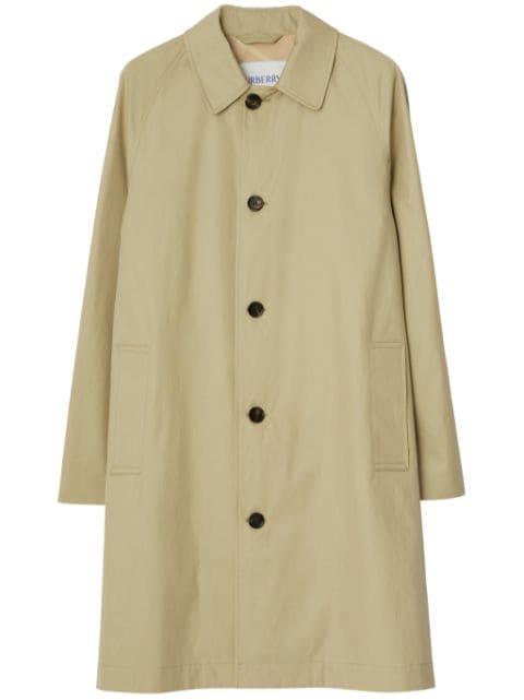 classic above-the-knee raincoat by BURBERRY
