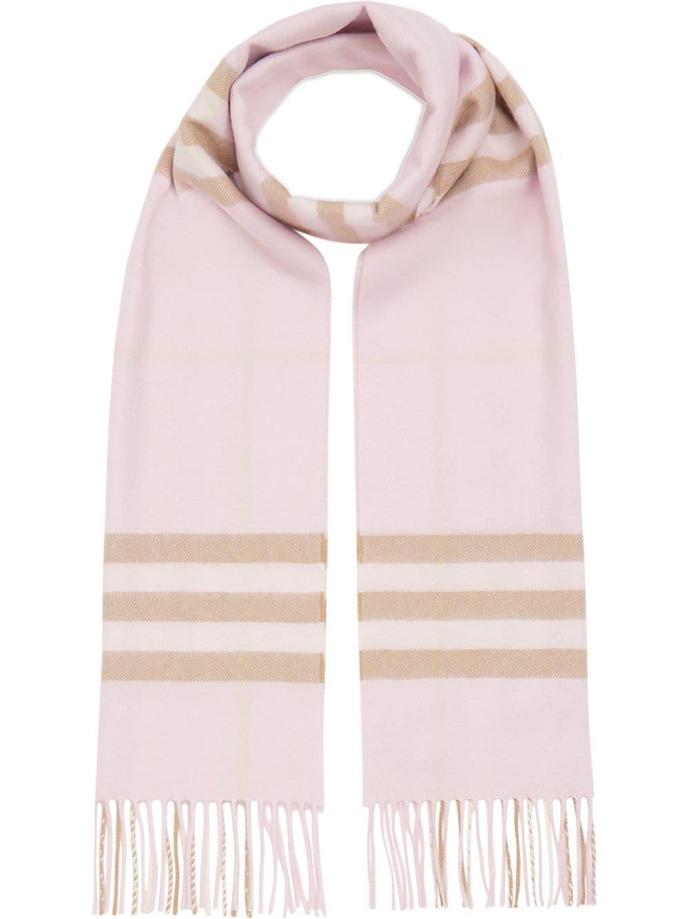 classic checked scarf by BURBERRY