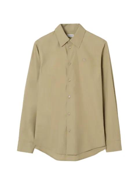 classic fit cotton poplin shirt by BURBERRY