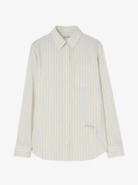 classic-fit striped shirt by BURBERRY