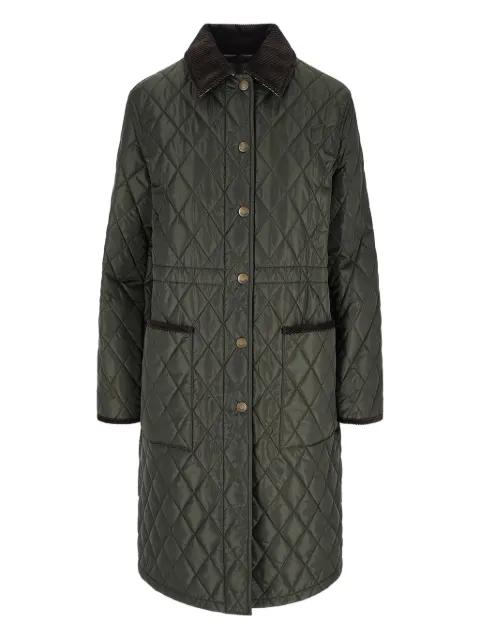 corduroy-collar coat by BURBERRY