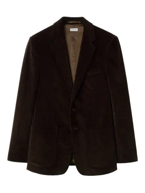 corduroy single-breasted jacket by BURBERRY