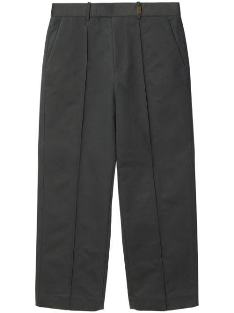 cotton-blend tailored trousers by BURBERRY