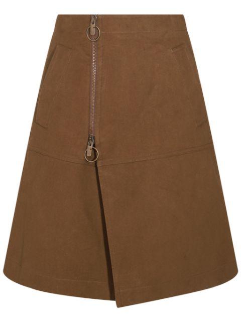 cotton midi skirt by BURBERRY
