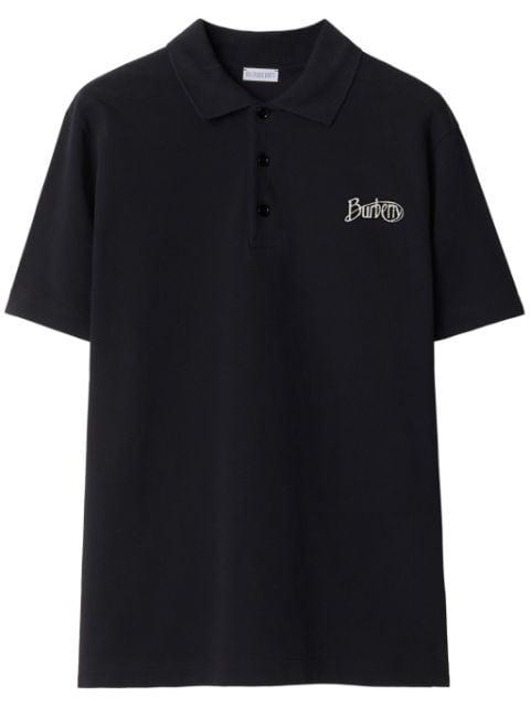 cotton polo shirt by BURBERRY