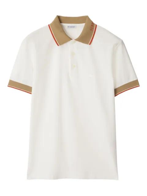 cotton polo shirt by BURBERRY