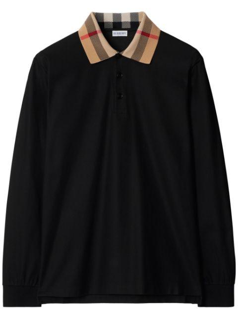 cotton polo shirt by BURBERRY