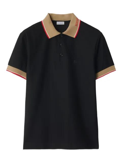 cotton polo shirt by BURBERRY