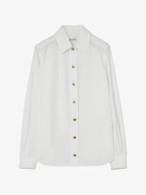 cotton poplin blouse by BURBERRY