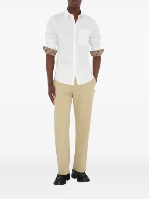 cotton poplin shirt by BURBERRY