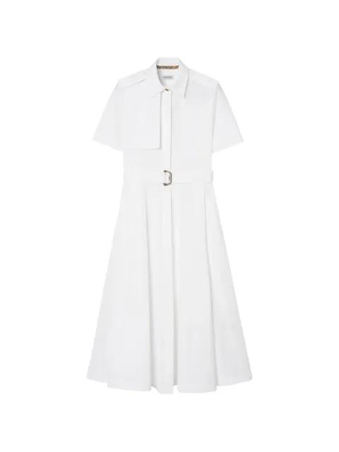 cotton poplin shirt dress by BURBERRY