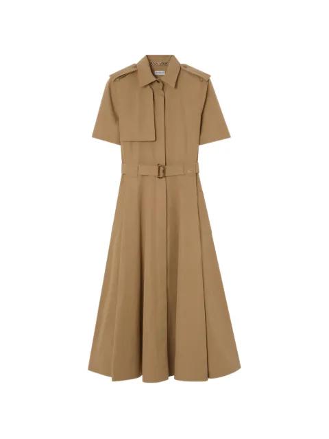 cotton poplin shirt dress by BURBERRY
