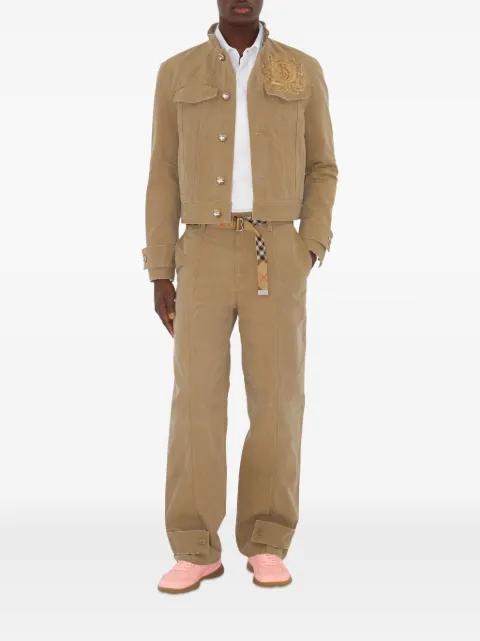 cotton trousers by BURBERRY