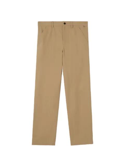 cotton twill chinos by BURBERRY