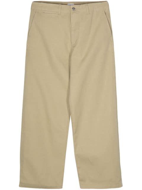 cotton wide-leg trousers by BURBERRY