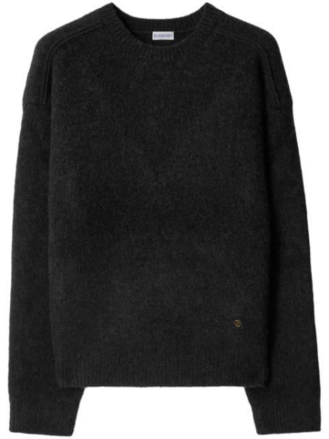 crew-neck knit jumper by BURBERRY