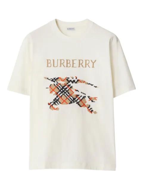 cross-stitch EKD​ T-shirt by BURBERRY